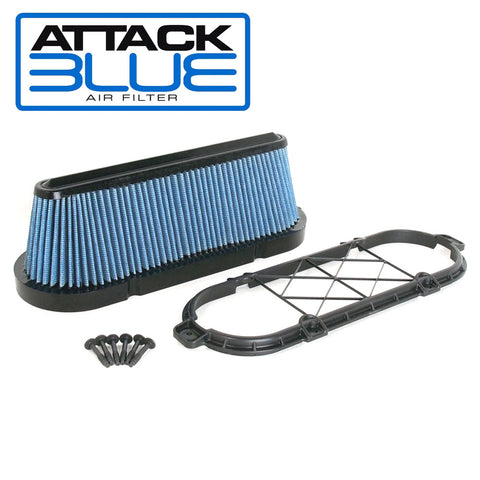 Late-2012-2013 Corvette LS3/LS7 Attack Blue Performance Air Filter w/GM Brace