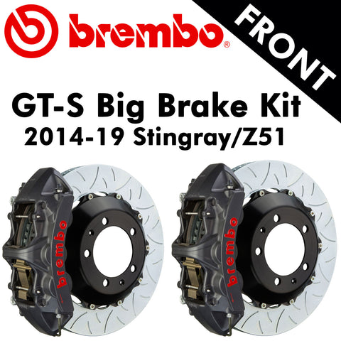 2014-19 Corvette Stingray/Z51 Brembo GT-S Front Big Brake Kit (Drop ships in approx. 3-4 weeks)