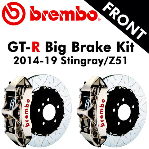 2014-19 Corvette Stingray/Z51 Brembo GT-R Front Big Brake Kit (Drop ships in approx. 3-4 weeks)