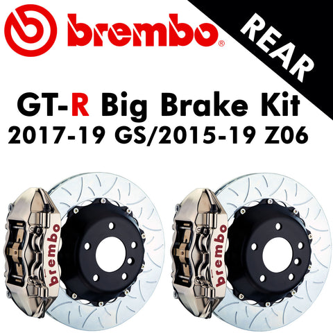 2017-19 Corvette GS/2015-19 Z06 Brembo GT-R Rear Big Brake Kit (Drop ships in approx. 3-4 weeks)