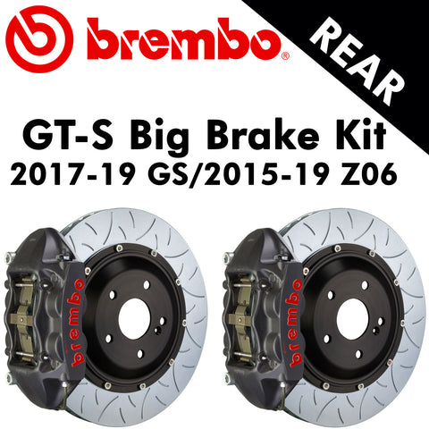 2017-19 Corvette GS/2015-19 Z06 Brembo GT-S Rear Big Brake Kit (Drop ships in approx. 3-4 weeks)