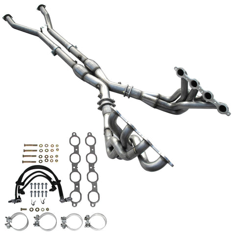 2001-03 C5 Corvette American Racing Full Length Headers w/Severe Duty Cats, Tuning Required (2 Sizes) (Drop ships in approx. 2-3 months)