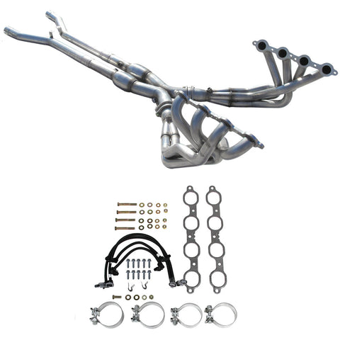 2005-08 C6 Corvette American Racing Full Length Headers w/Severe Duty Cats, Tuning Required (2 Sizes) (Drop ships in approx. 2-3 months)