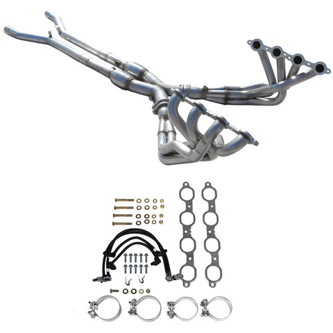 2005-08 C6 Corvette American Racing Full Length Headers w/Severe Duty Cats, Tuning Required (2 Sizes)