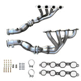2014-19 C7 Corvette American Racing Mid-Length Headers w/Severe Duty Cats, No Tuning Required