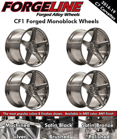 2014-19 Corvette Forgeline CF1 1-Piece Forged Monoblock Wheels