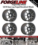 2014-19 Corvette Forgeline GA1R Open Lug 1-Piece Forged Monoblock Wheels - Nowicki Autosport