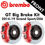 2014-19 Corvette Grand Sport/Z06 Brembo GT Front Big Brake Kit (4 Colors) - Nowicki Autosport