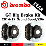 2014-19 Corvette Grand Sport/Z06 Brembo GT Rear Big Brake Kit (4 Colors) - Nowicki Autosport