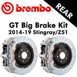 2014-19 Corvette Stingray/Z51 Brembo GT Rear Big Brake Kit (4 Colors) - Nowicki Autosport