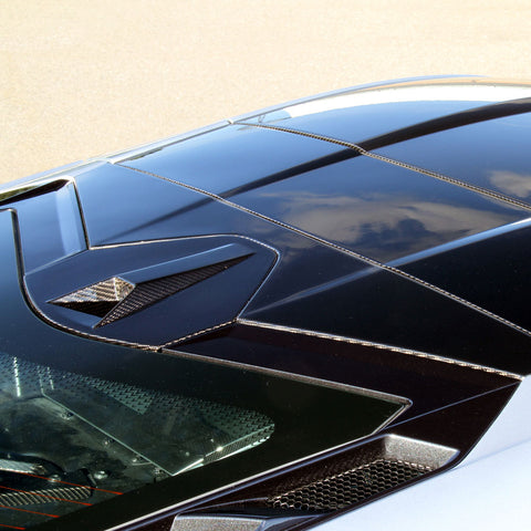 2020-22 Corvette Concept8 Carbon Fiber Rear Deck Lid Overlay