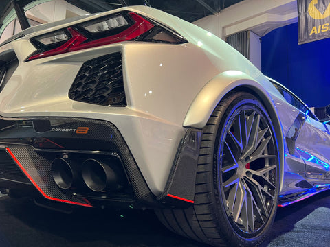 2020-24 Corvette Concept8 Fiberglass Wide Body Fender Flare Set with Canards (Ships in approx. 3-4 weeks)
