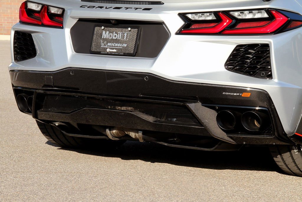 Corvette Concept Rear 2020-24 Corvette Concept8 Carbon Fiber Rear Diffuser (In Stock ...