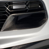 2015-19 Corvette Z06 ConceptZ Carbon Fiber Front Brake Duct Inserts (2 Variations) - Nowicki Autosport