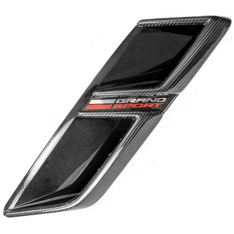 2017-19 Corvette Concept7 Grand Sport Carbon Fiber Fender Gill Applique (2 Variations)