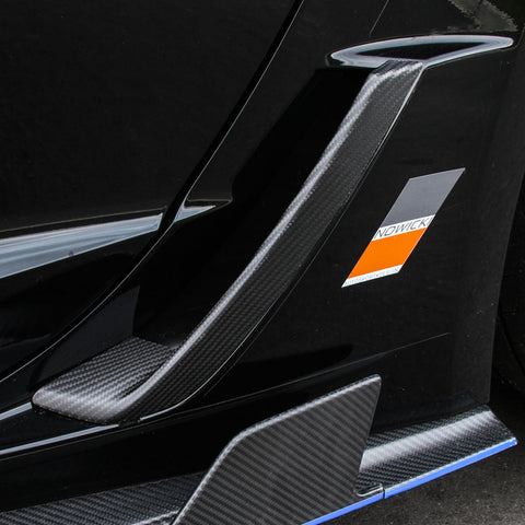 2015-19 Corvette Z06 ConceptZ Carbon Fiber Rear Brake Duct Inserts (2 Variations)