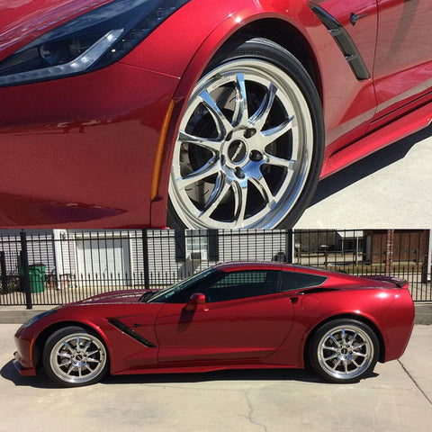 2014-19 Corvette Concept7 Fiberglass Front & Rear Fender Flares